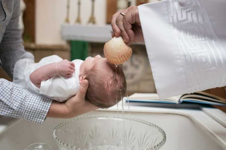 toddler baptized