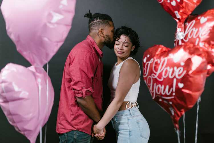 Couple Celebrating Valentine's Day